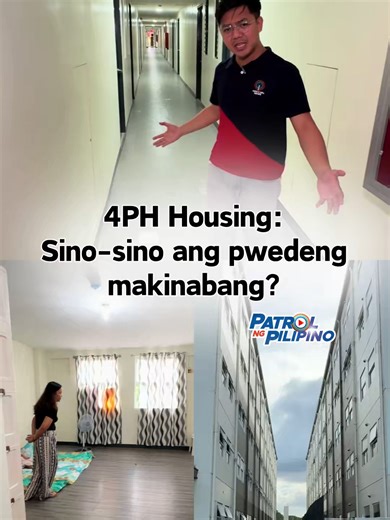 PABAHAY PARA SA 4Ps BINUKSAN NA! Nilipatan na ng ilang “graduates” ng 4Ps program ang 4PH housing na itinayo ng gobyerno. Pero hindi lang sila ang eligible para rito. Alamin kasama si Francis Orcio kung sino ang prayoridad na mabigyan ng tahanan dito. #PatrolngPilipino Video produced with Jed Laudencia
