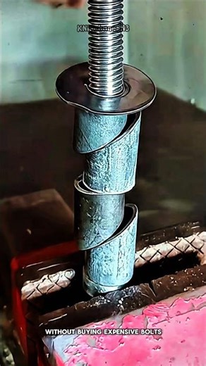 Innovations of Homemade Expansion Bolts for Concrete Walls#shorts #satisfying #mechanic #technique