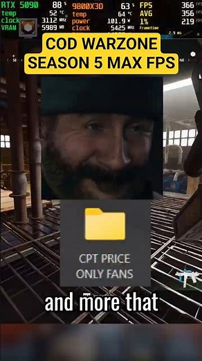 Warzone Season 5 MAX FPS Guide! #warzone #fpsboost #cod