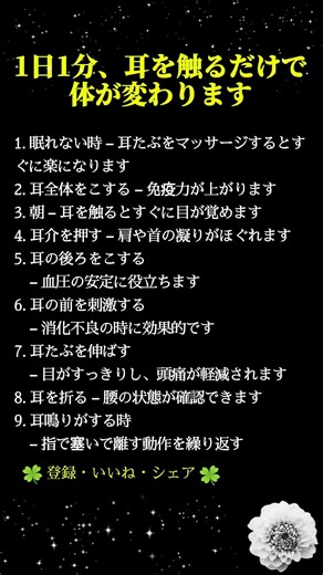 耳マッサージ健康法｜1日1分で自律神経改善・血圧安定・不眠解消・免疫力アップする簡単習慣 #人生好転 #自己啓発 #名言 #名言集 #格言 #シニア #人生の知恵 #老後の知恵 #生き方の知恵 #名言