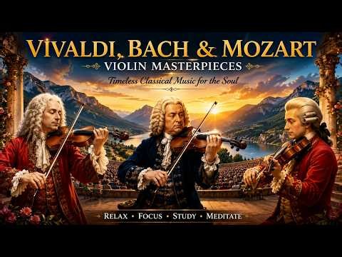 Vivaldi, Bach & Mozart Inspired Violin Masterpieces | Music in a Dreamy Open-Air Auditorium