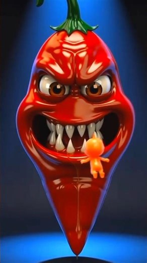 Killer Double-Mouth Monster Attack! 💀🔥| Viral Horror Animation#DoubleMouthMonster#3dhorror#animation