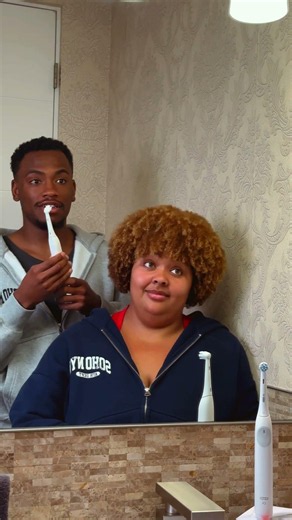 he was skeptical… until he tried it 😂 - the Oral-B iO has been a game changer for my oral care