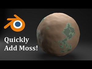 Add Procedural Moss to Materials in Blender 3D!