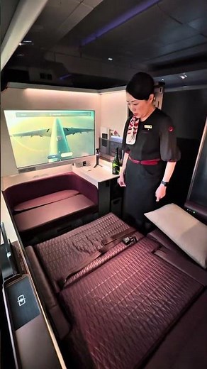 First sleeping then eating on #japanairlines #firstclass #flight