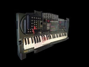 Yamaha PSS 795 AWM Vector Synth with Custom 30-Point Patch Matrix and Randomizer Switch