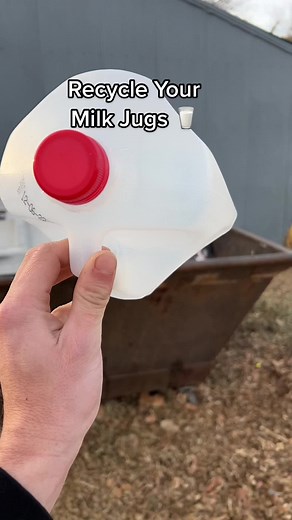 Easy way to water your plants and recycle at the same time! #recycle #milkjug #diy #tip #farmville3 #plants #FV3 #gamingapp