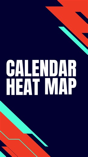 #tableau - calendar heatmap