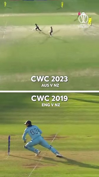 World Cup thrillers 🤝 Run-outs #Cricket #CricketReels #CWC23 | ICC - International Cricket Council