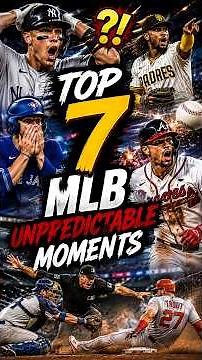 Top 7 MLB Moments Nobody Could Have Predicted ⚾️ #baseball #mlb