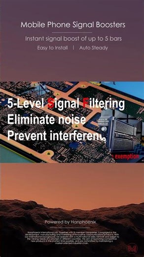 Improve weak signal with a mobile phone signal booster #cellphonesignalbooster #cellsignalbooster