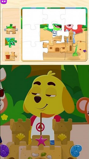 Beach Day Song | Jigsaw Puzzle Games For Kids | Kiddopia Games For Kids