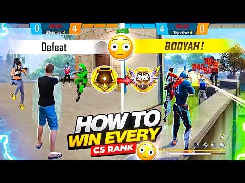 🔥 Free Fire CS Rank Random Players Tips & Tricks Tamil 😱 | Easy Win Guide