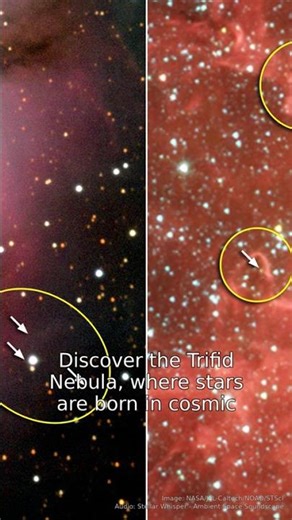 NASA's Stunning View of Stellar Incubators in the Trifid Nebula