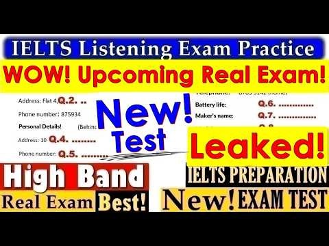 IELTS LISTENING PRACTICE TEST 2026 WITH ANSWERS | 03.08.2026