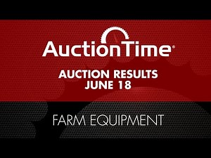Farm Equipment Auction Results - June 18, 2025