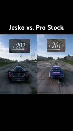 Drag racing the Jesko vs. the Pro Stock 💨