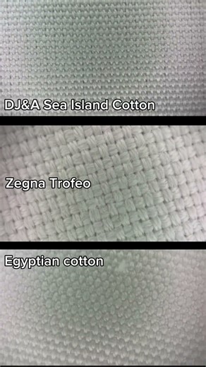 Cotton fabric comparison under the microscope