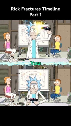 Rick fractures timeline #rickandmorty #rickandmortyclips #viralclip #shorts