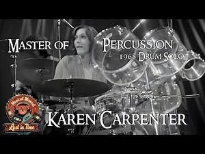 KAREN CARPENTER | Mistress of Percussion 1968 Drum Solo | Lost in Time Media
