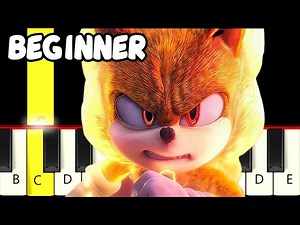 Mockingbird - Vezonace, Mia Flower-Sonic Fast and Slow (Easy) Piano Tutorial - Beginner (Both Hands) - Videos For Kids