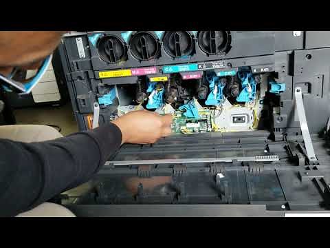 How to remove the developer unit on your konica minolta