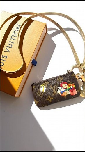 Louis Vuitton Phone Holder Monogram Vivienne 2025 Print Pouch Lanyard New in box #louisvuitton