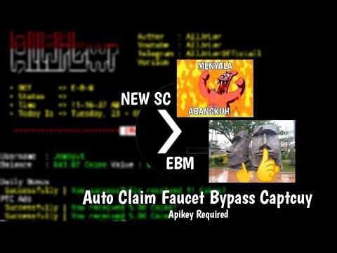 NEW | Auto Claim Faucet Bypass Captcuy E. B. M via Termux