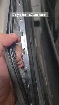 2003-2009 Toyota 4Runner sunroof seal repair replacement