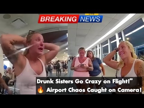 Drunk NJ Sisters Attack Airline Worker at Florida Airport! 😱✈️
