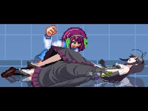 Mugen - Haruhi grabs Kuroyukihime (Accel World / Dengeki Bunko: Fighting Climax) Ryona