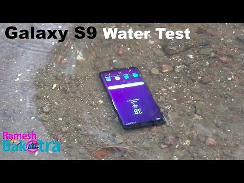 Samsung Galaxy S9 Water Test