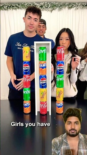 Soda Matching Challenge 🥤🔥 Who Wins? .. #SodaChallenge #DrinkChallenge #USAChallenge