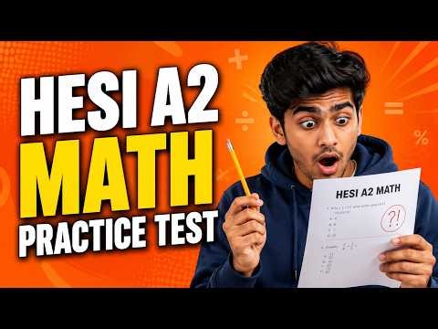 HESI A2 Math Practice Test #hesivocabulary #hesia2practicetest
