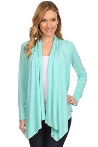 Women's Casual Long Sleeve Drape Front Open Jacket Cardigan