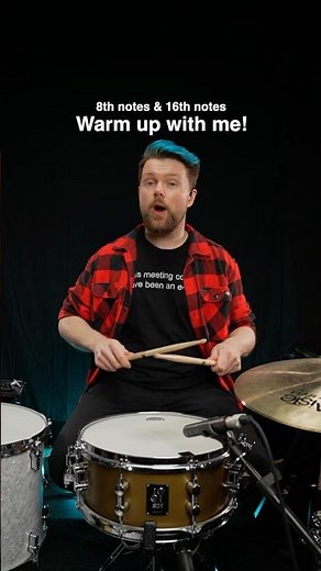 Perfect Warmup For Beginner Drummers!