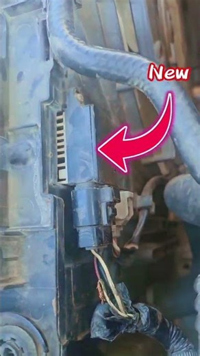 Cooling Fan Control Unit replacement #youtubeshorts #mechanic #trending #foryou