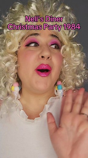 Nell's Diner Christmas Party, 1984! #80s #1980s #waitress #coworkers #secretsanta #80schristmas #comedyreels #sketchcomedy #charactercomedy #dollyparton 🎵 Once Upon a Christmas by Dolly Parton & Kenny Rogers | Casey Dressler