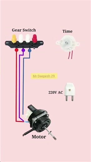 table fan connection kaise kiya jata hai #shortvideo #electrical #subscribe