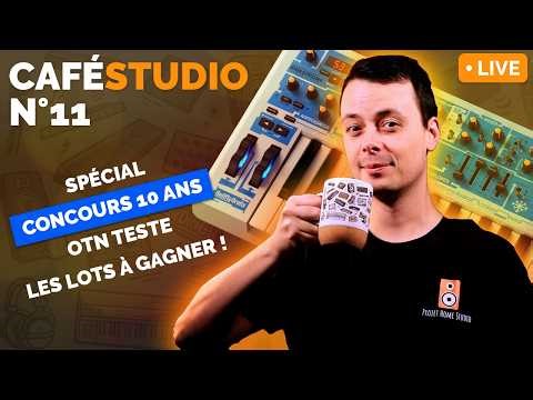 ☕ [CaféStudio] - Spécial Concours 10 ans (on teste les lots à gagner !)