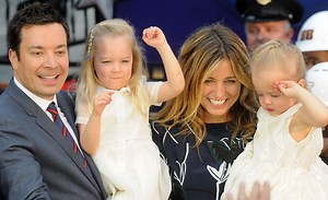 Jimmy Fallon Brings His Wife & Kids to Ride Opening at Universal Orlando!