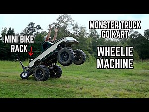 We Built a Wheelie Go Kart Camping Rig!