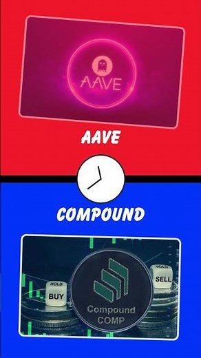 Aave vs Compound! 💸 Crypto Lending Showdown #shortvideo