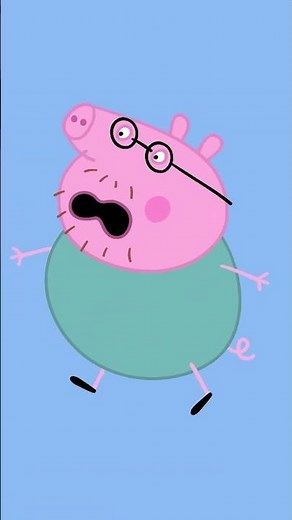 Daddy Pig Jumps Out of Plane! #PeppaPig #Shorts
