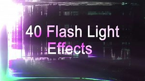 Light Flash Transitions Overlay Package - INTRO HD