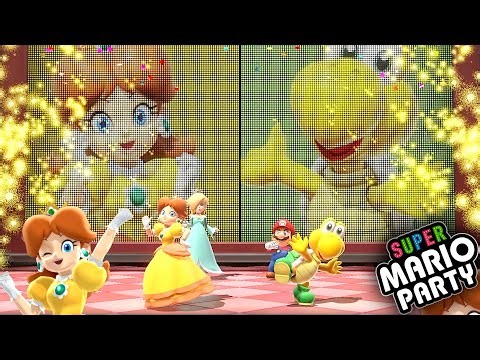 Super Mario Party Sound Stage Daisy vs Rosalina vs Mario vs Koopa Troopa Hard