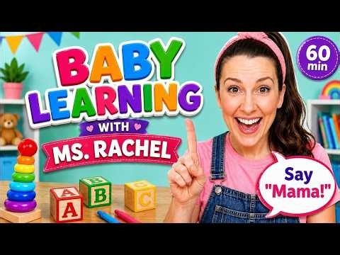 Baby Learning With Ms Rachel - First Words, Songs and Nursery Rhymes for Babies - Toddler Videos