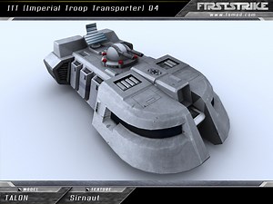 Imperial Troop Transporter WIP news