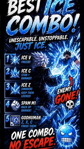 OP ICE COMBO That DESTROYS Everyone ❄️💀 | Blox Fruits PvP