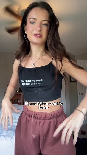 Styling Outfit Ideas for Easter | Princess Polly Miniskirt & Easter Egg Sweater